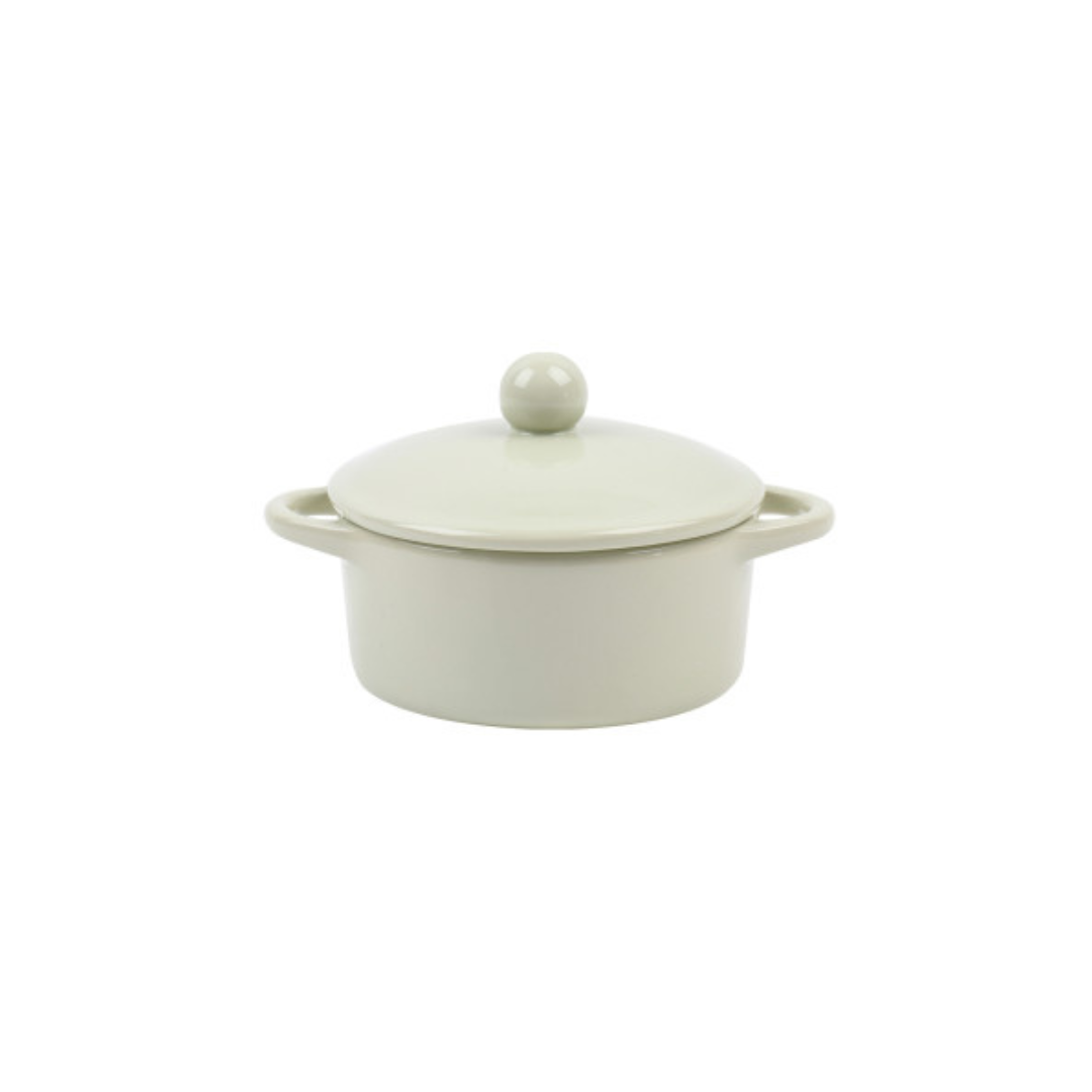 Stoneware Mini Baker with Lid