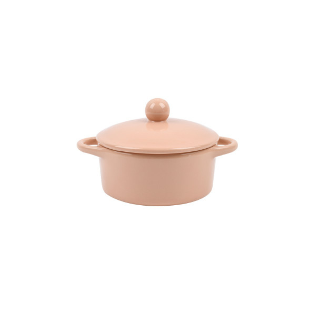 Stoneware Mini Baker with Lid