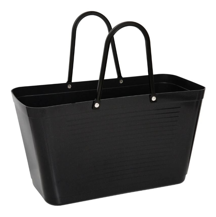 "Green Plastic" Large Hinza Shopper