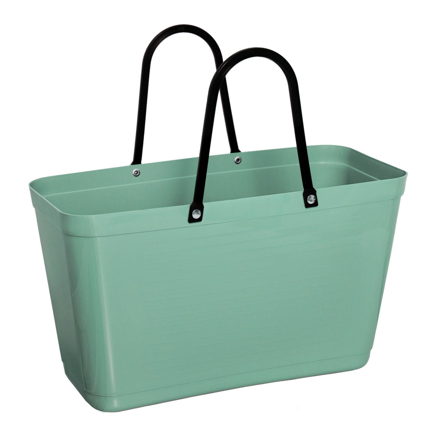 "Green Plastic" Large Hinza Shopper