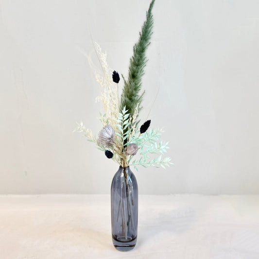 Mini Bud Vase Dried - Blue Crush