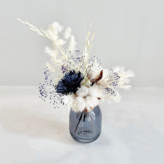 Mini Bud Vase Dried - Sea Glass