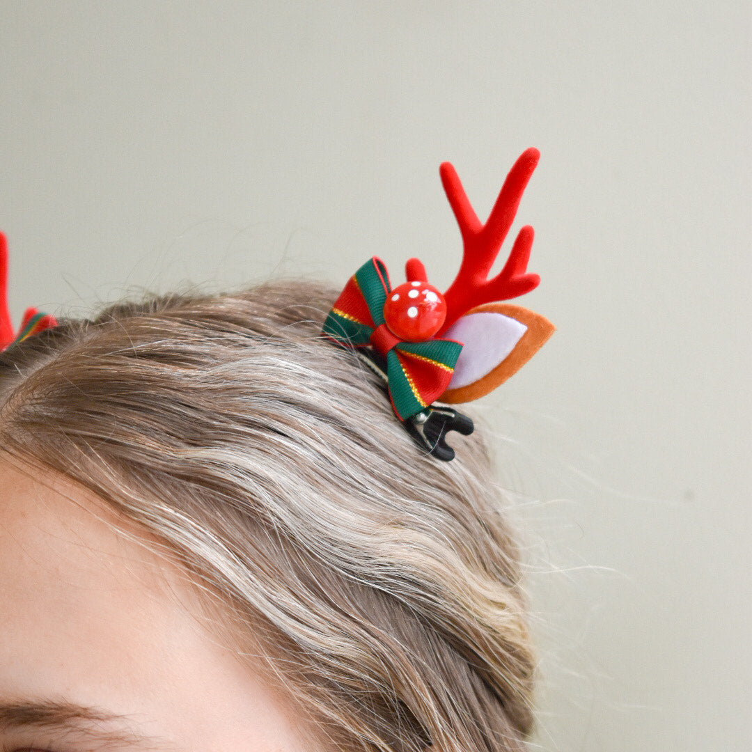 Reindeer Hair Clips