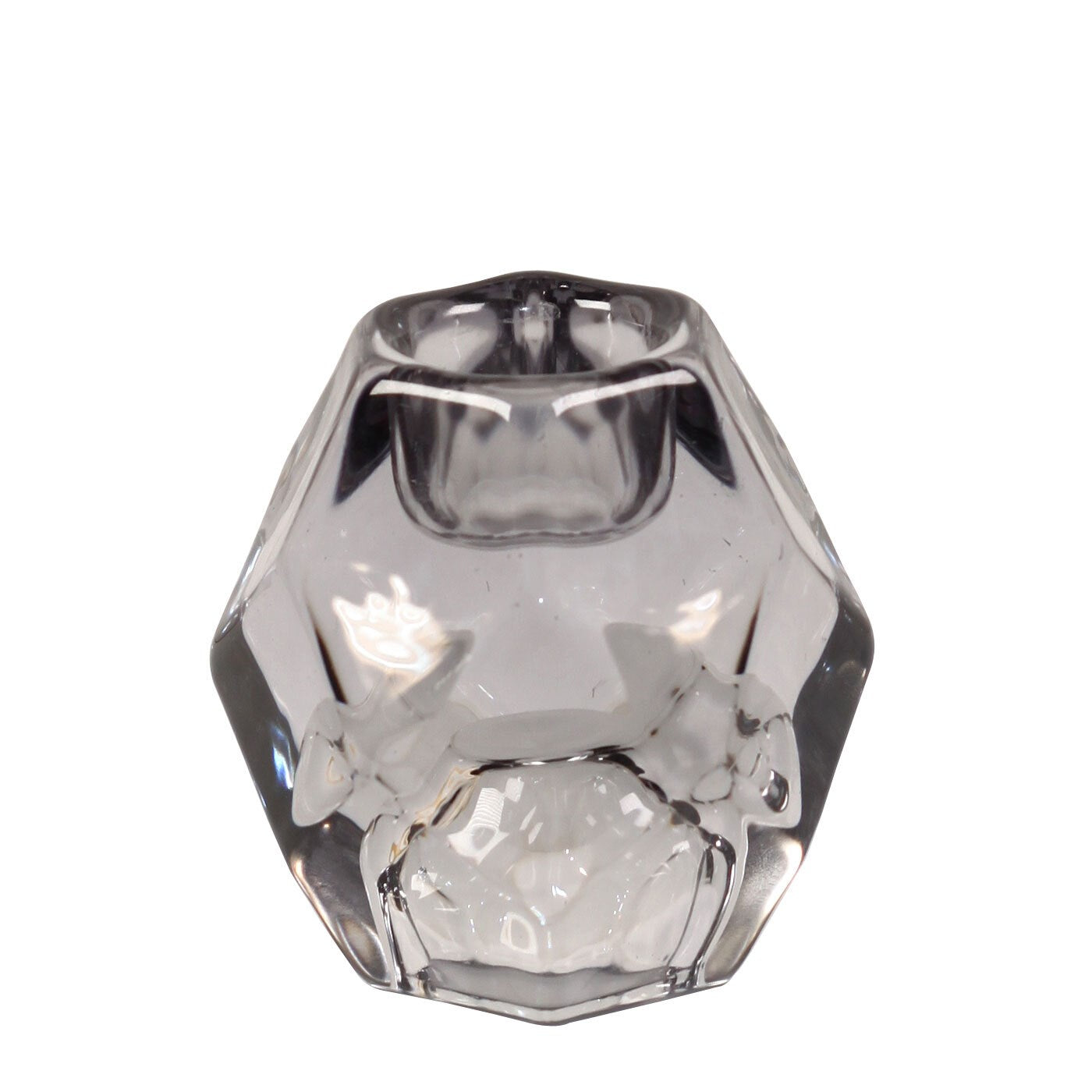 Kye Reversible Glass Taper Holder - Small