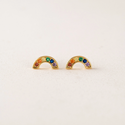 Lover's Tempo Riot Rainbow Stud Earrings