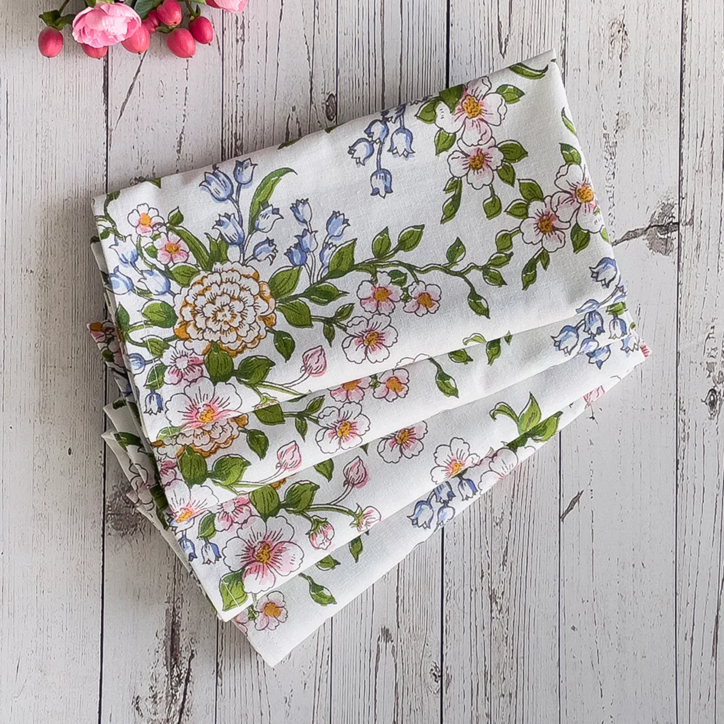 Printed Cotton Woven Napkins Set/4