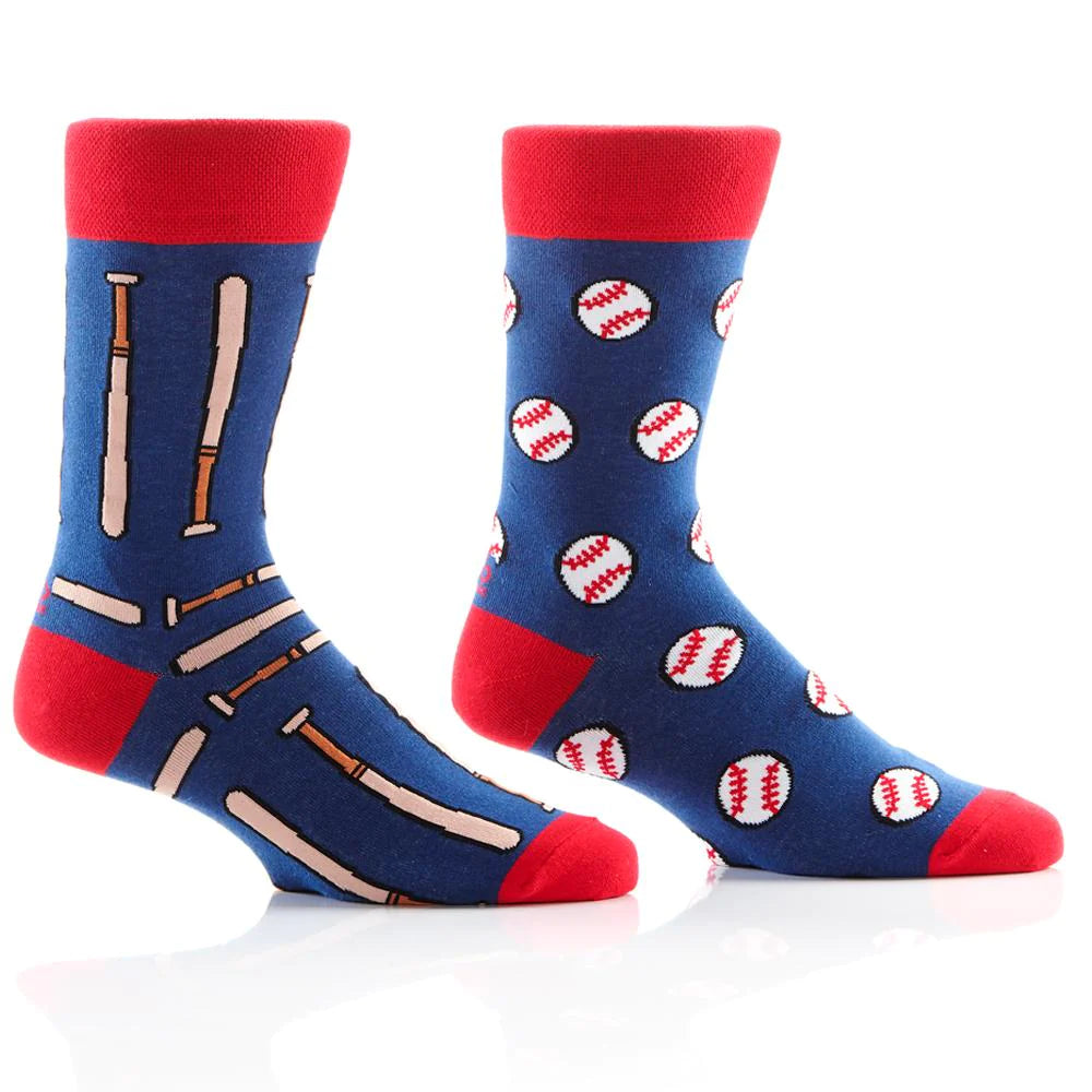 Men's Crew Socks - Balls & Bats