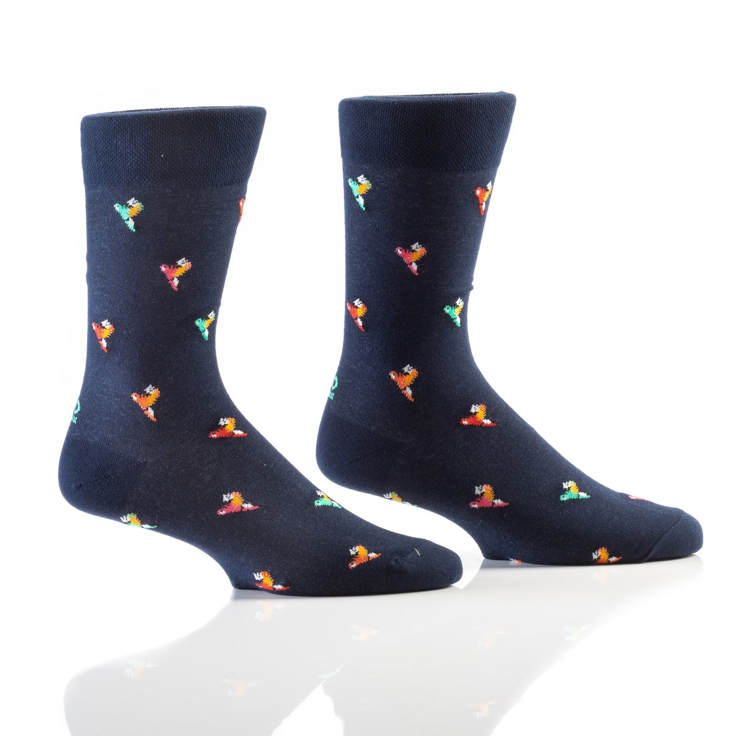 Men's Crew Socks - Mini Parrots