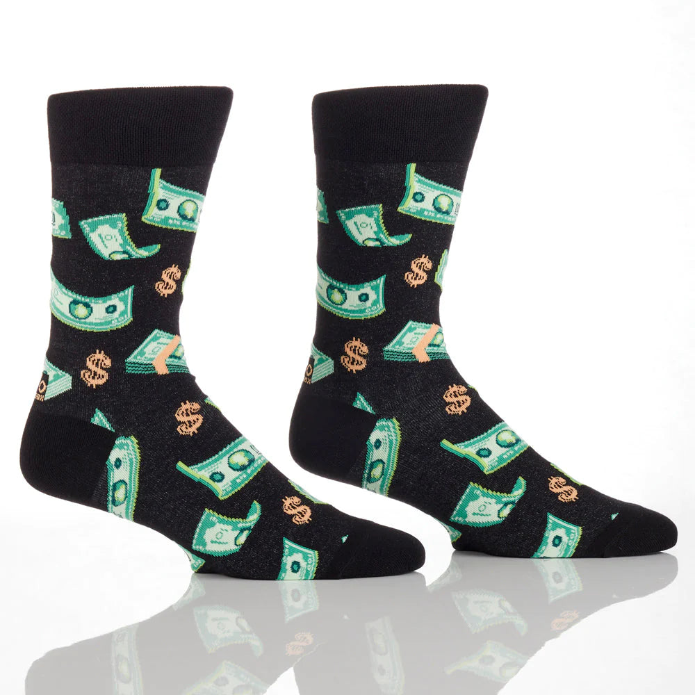 Men's Crew Socks - Money Man