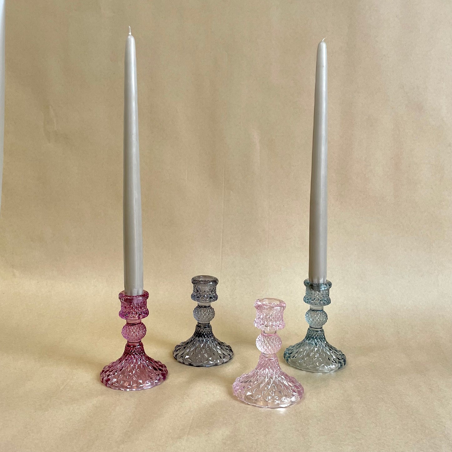 Bella Glass Taper Holder - Small