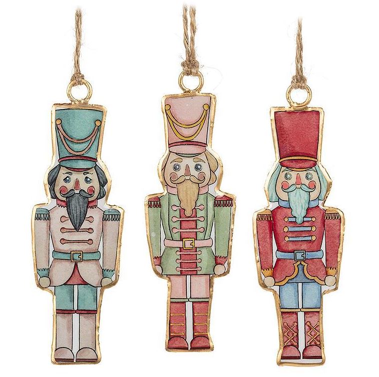 Nutcracker Metal Ornament