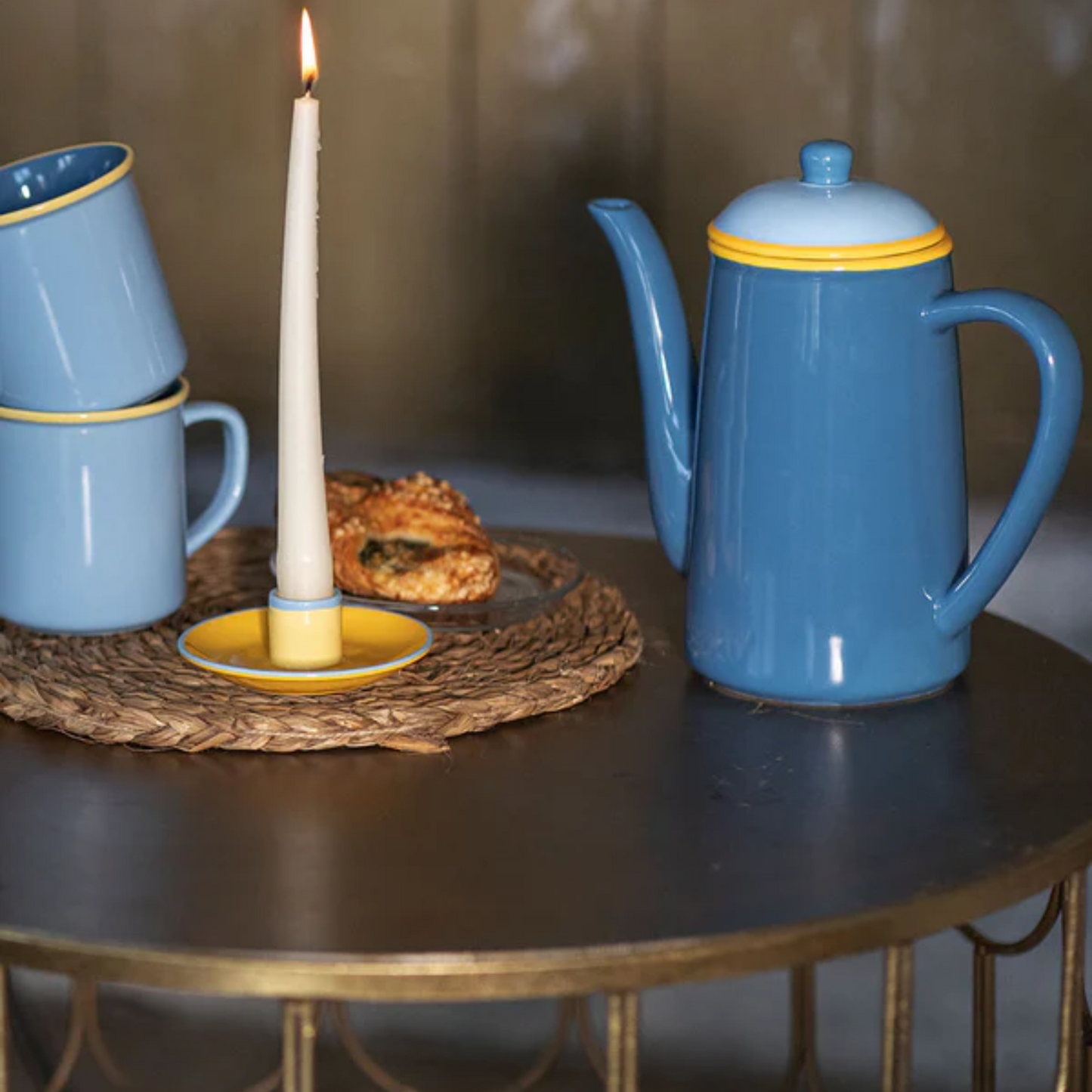 Stoneware Candle Holders
