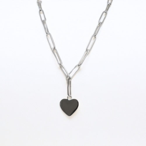 Paperclip Heart Necklace
