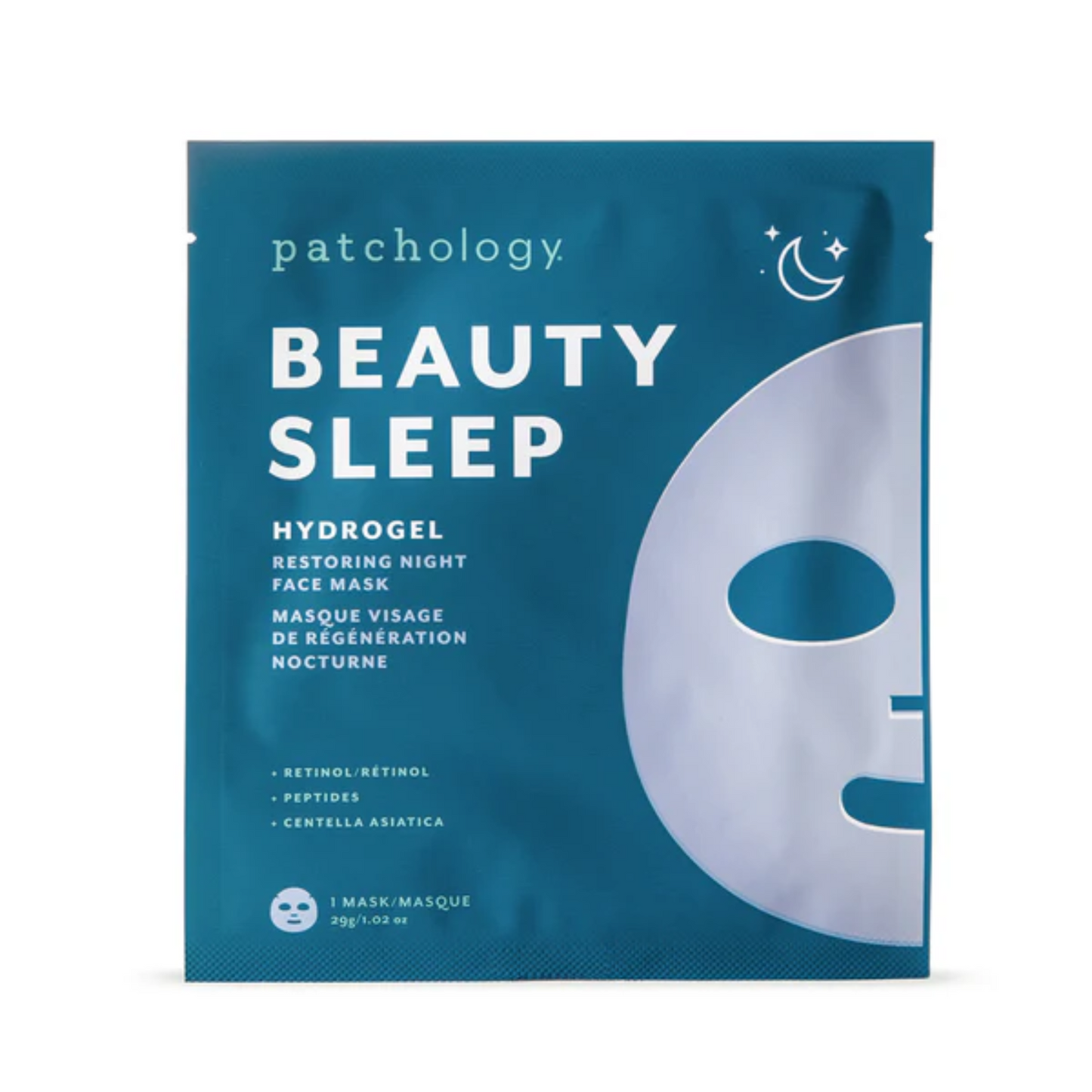Patchology Beauty Sleep Restoring Hydrogel Mask