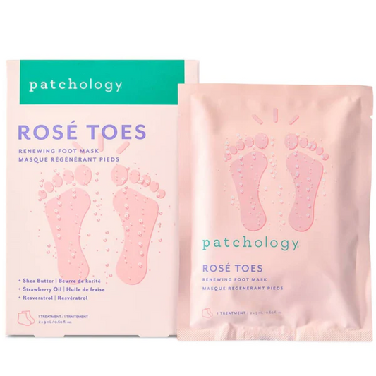 Patchology Rosé Renewing Foot Mask