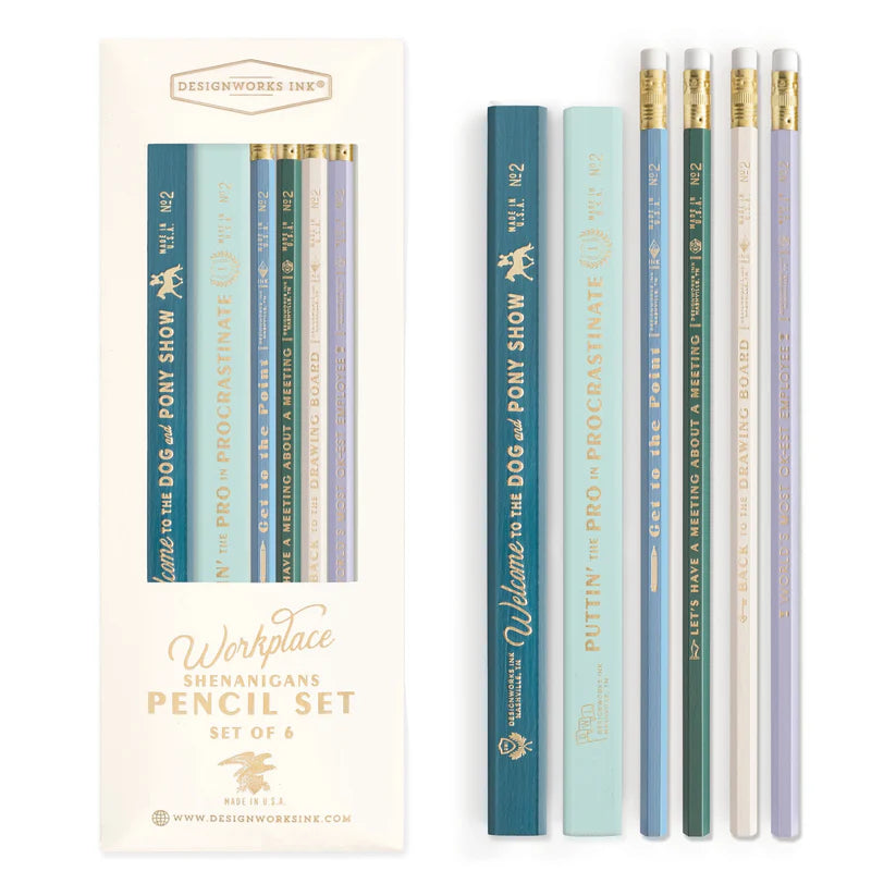 Themed Pencils - Set of 6