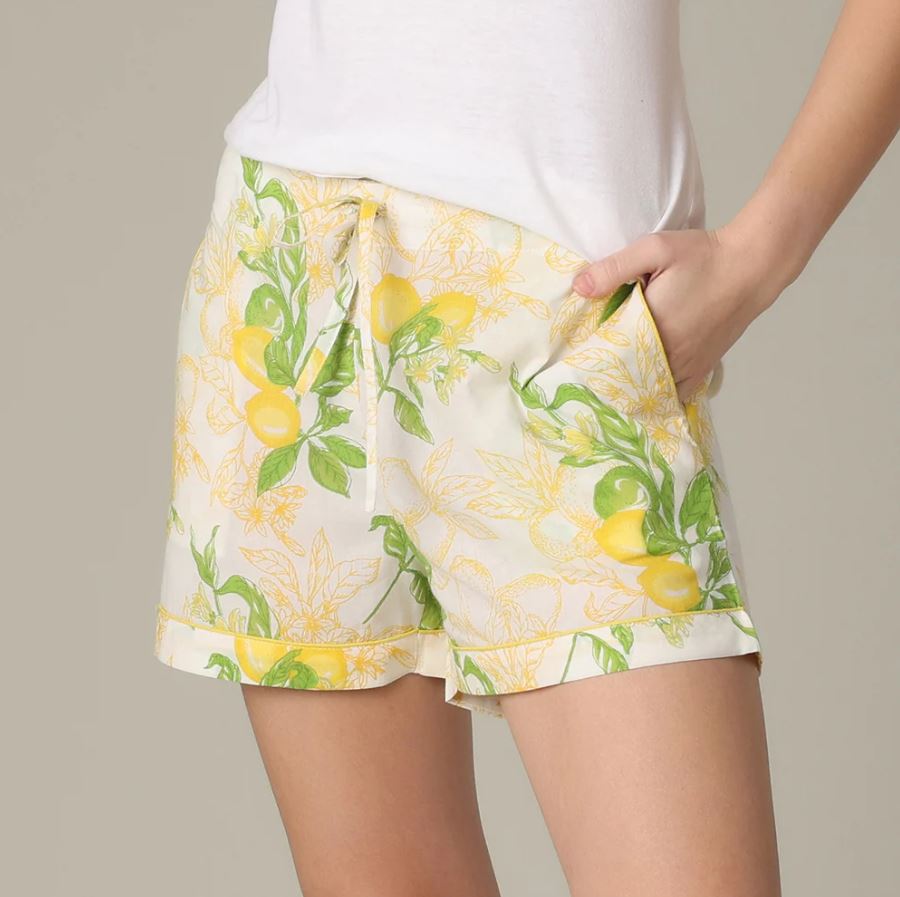 Cotton Pajama Shorts