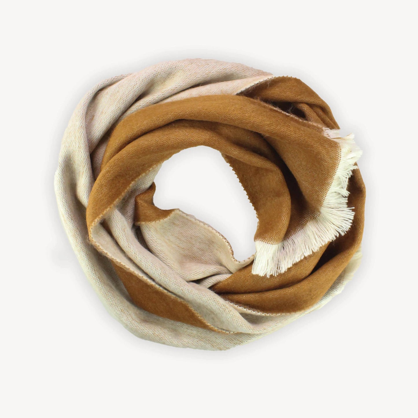 Reversible Seamless Alpaca Scarves