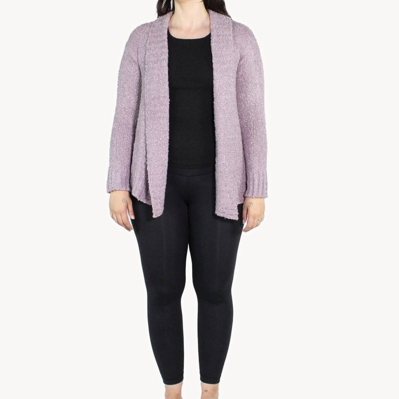 Pokoloko Cozy Ribbed Edge Cardigan