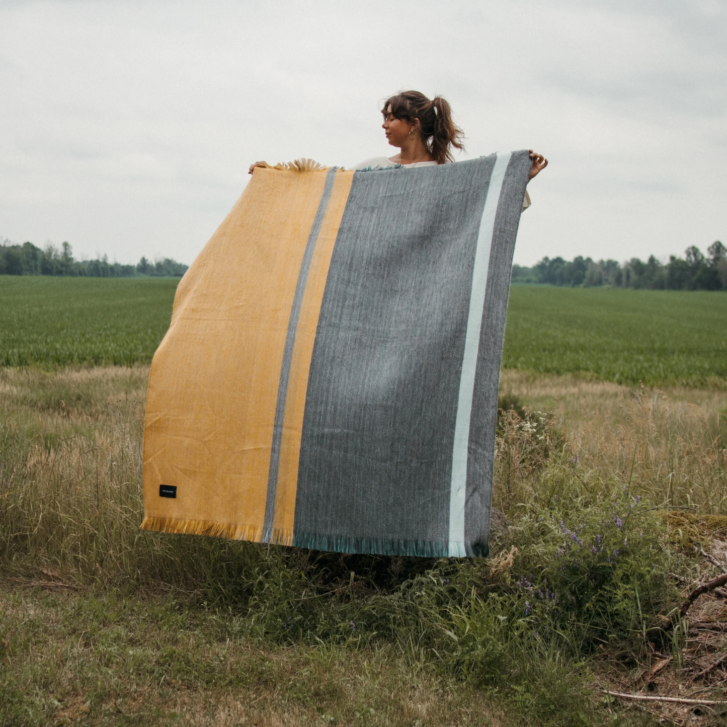Large Alpaca Throw Blanket