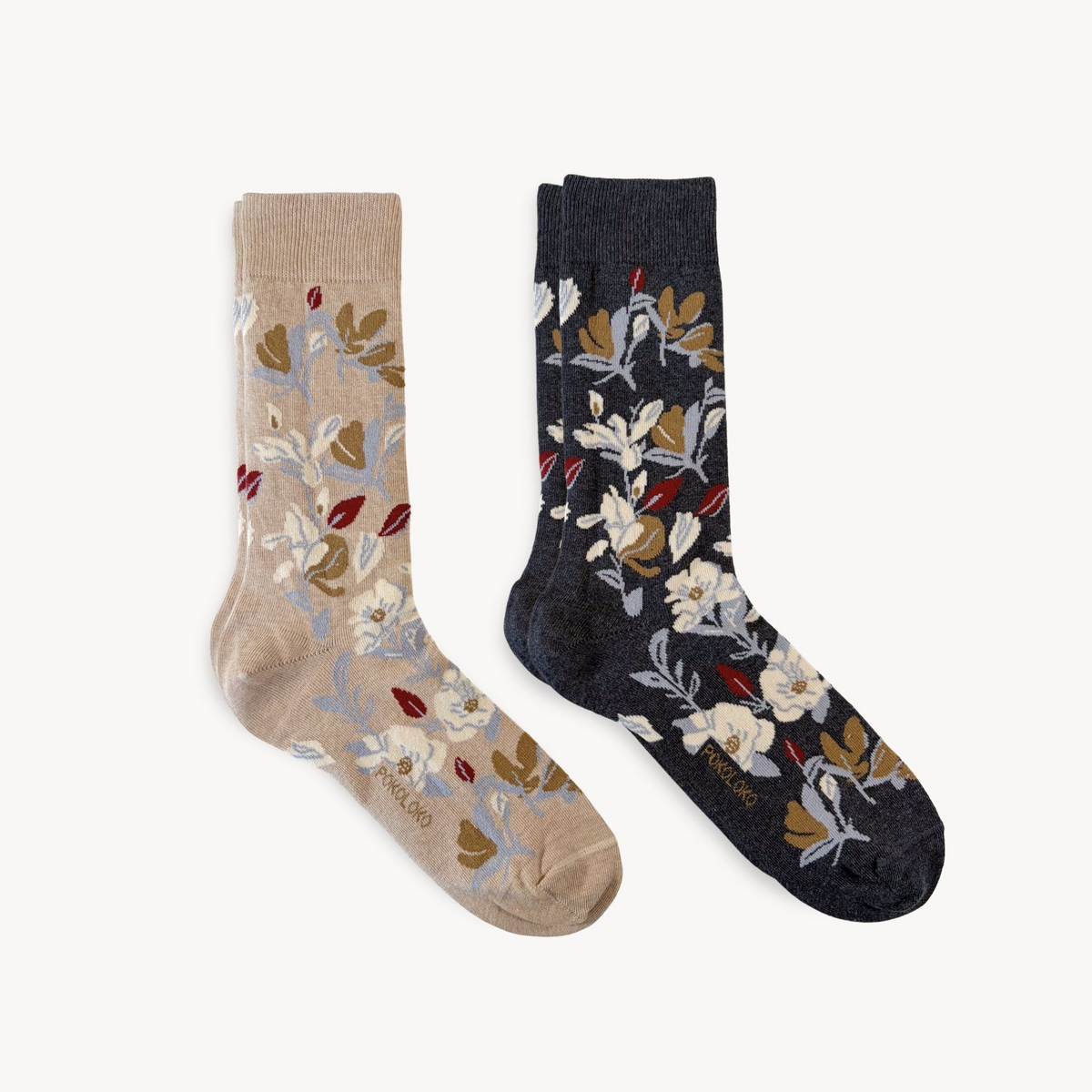 Pima Cotton Socks - Floral Bouquet 2 Pack