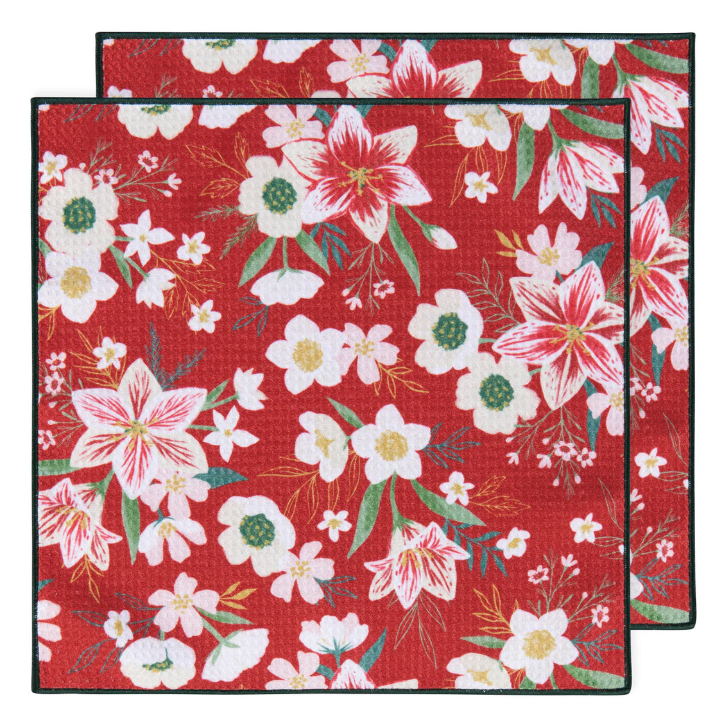 Holiday Recycled Microfibre Dish Towel Sets