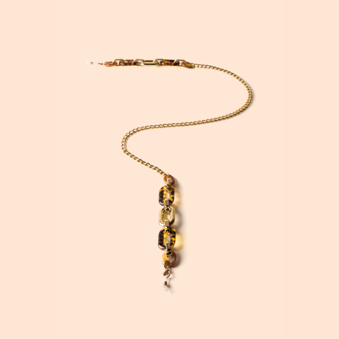 Tortoiseshell Link and Chain Sunglass Chain