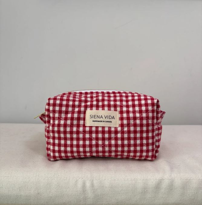 Quilted Cosmetic Pouches