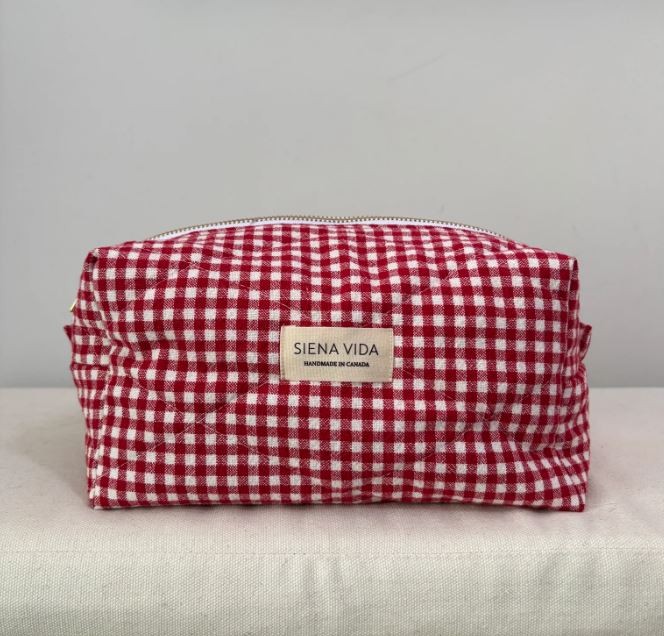 Quilted Cosmetic Pouches
