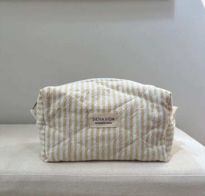 Quilted Cosmetic Pouches