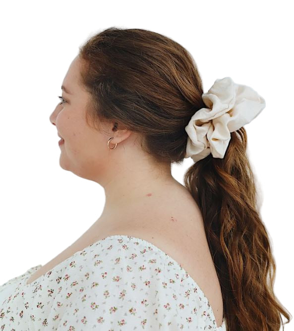 Oversized Linen Scrunchies