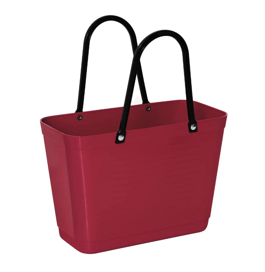 "Green Plastic" Small Hinza Shopper
