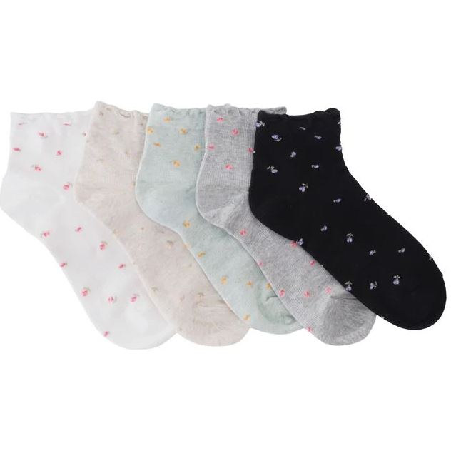 Soft Bloom Crew Socks