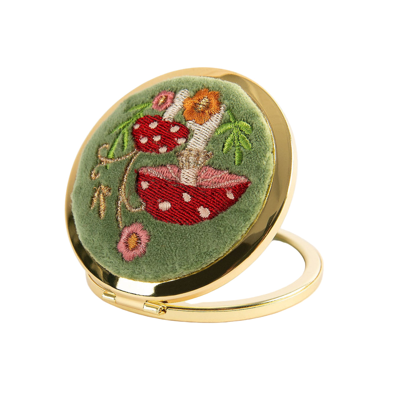 Powder Embroidered Mirror