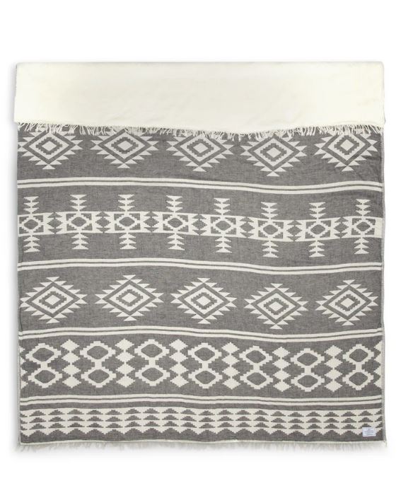 Beach Fleece Lined Throw Blankets