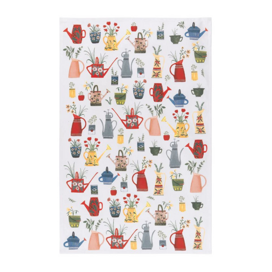 Watering Cans Tea Towel