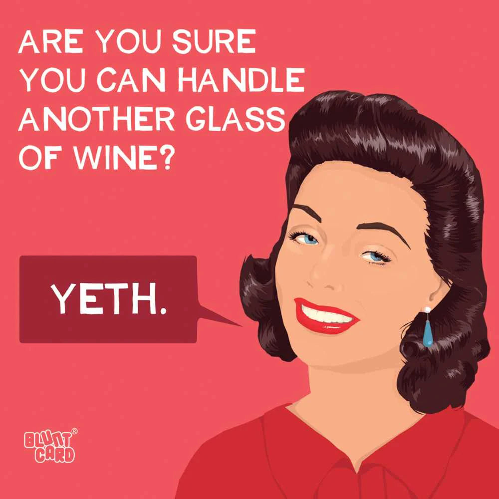 Blunt Card Funny Cocktail Napkins
