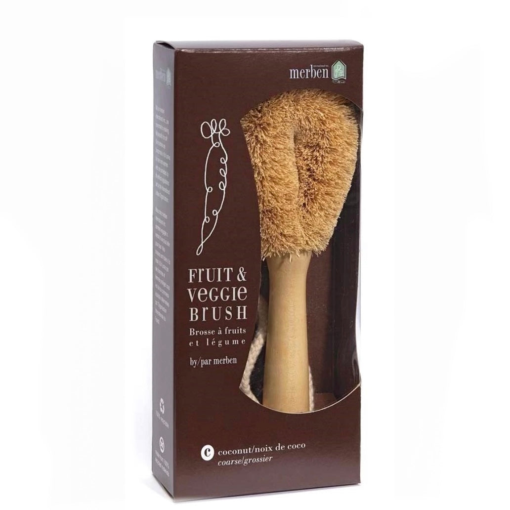 Coconut Fruit and Vegetable Brush