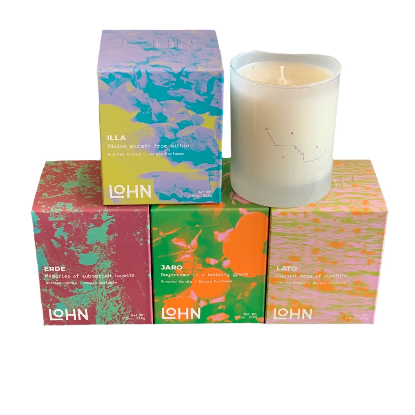 LOHN Scented Candles - Tea, Amber & Spice Road Collections