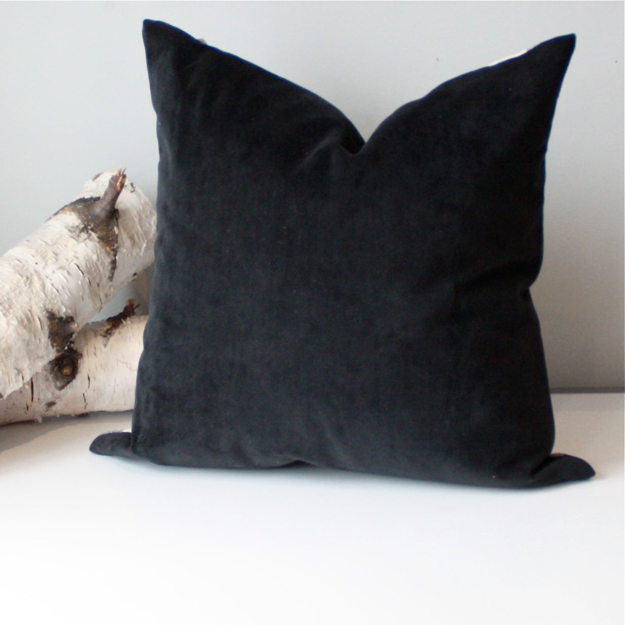 Black and White Buffalo Check Throw Pillow