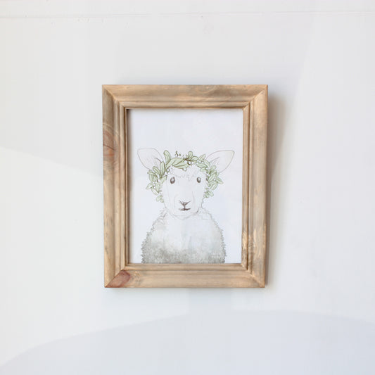 Whimsical Wildlife Prints in Frame