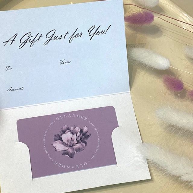 IN-STORE ONLY: Oleander Gift Card