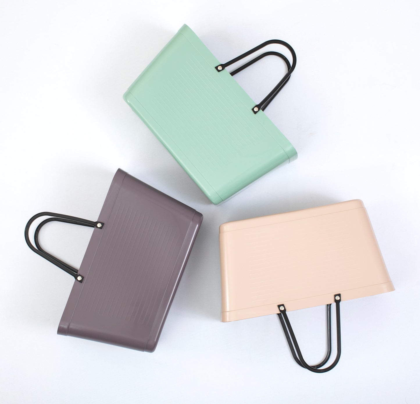"Green Plastic" Large Hinza Shopper