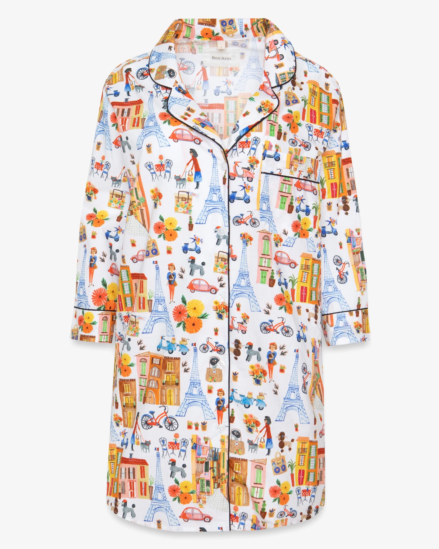Bon Artis Cotton Sleeping Shirts
