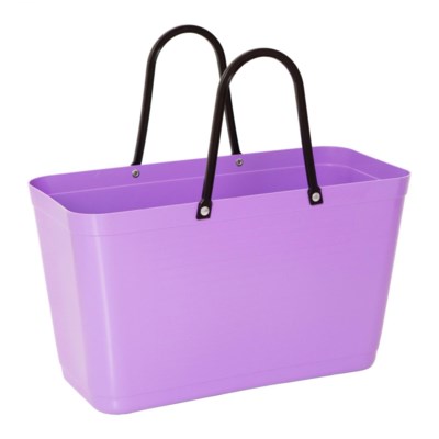 "Green Plastic" Large Hinza Shopper