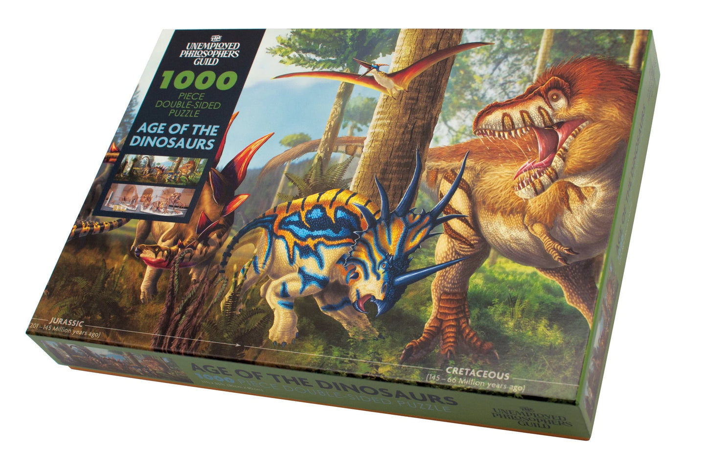 Age of the Dinosaurs Double Sided Jigsaw Puzzle