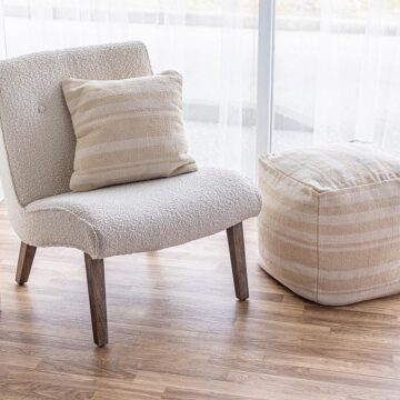 Barcelona Striped Cushion Natural