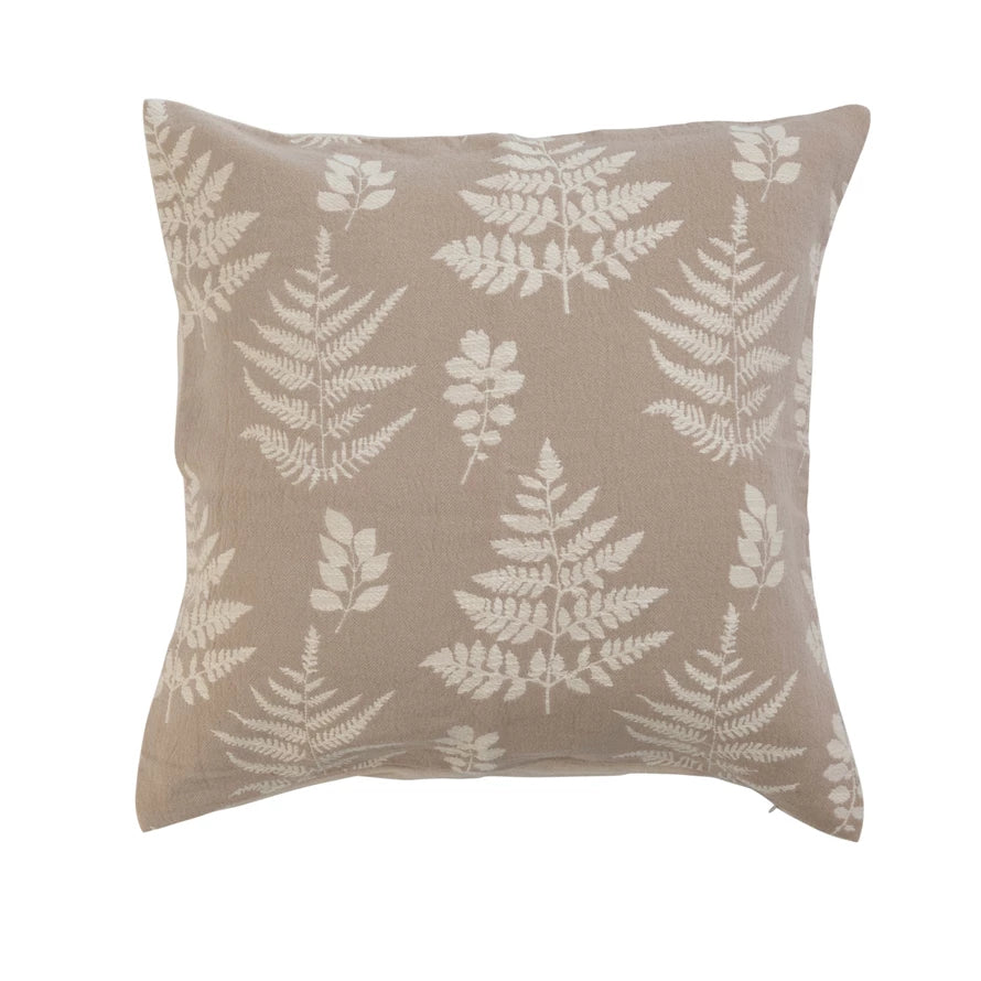Jaquard 24" Fern Pillow