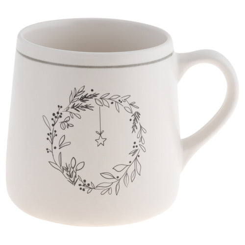 Winter White Printed Mugs