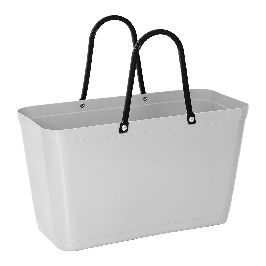 "Green Plastic" Large Hinza Shopper